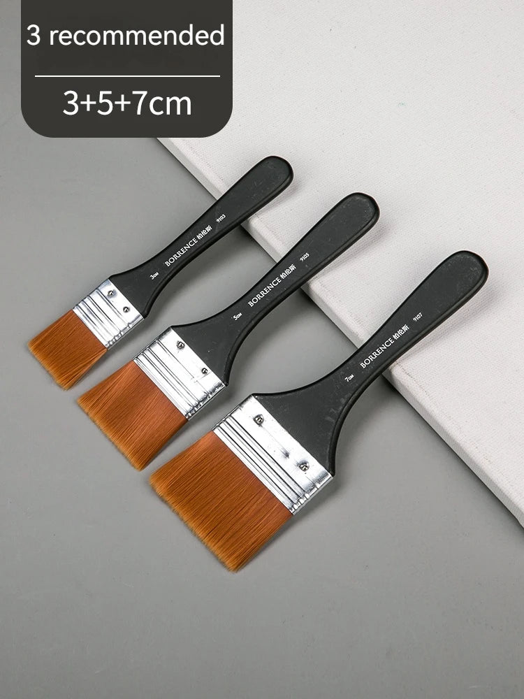 Memory Nylon Paint Brush Set for Acrylic Watercolor and Oil