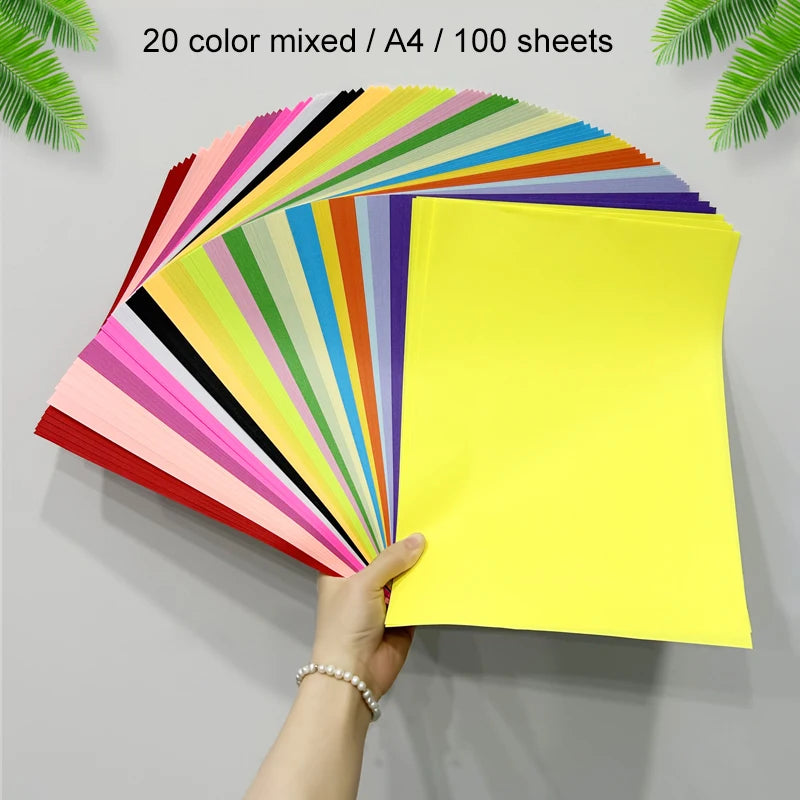 Colorful Origami Paper Set for DIY Kids Handmade Craft Projects