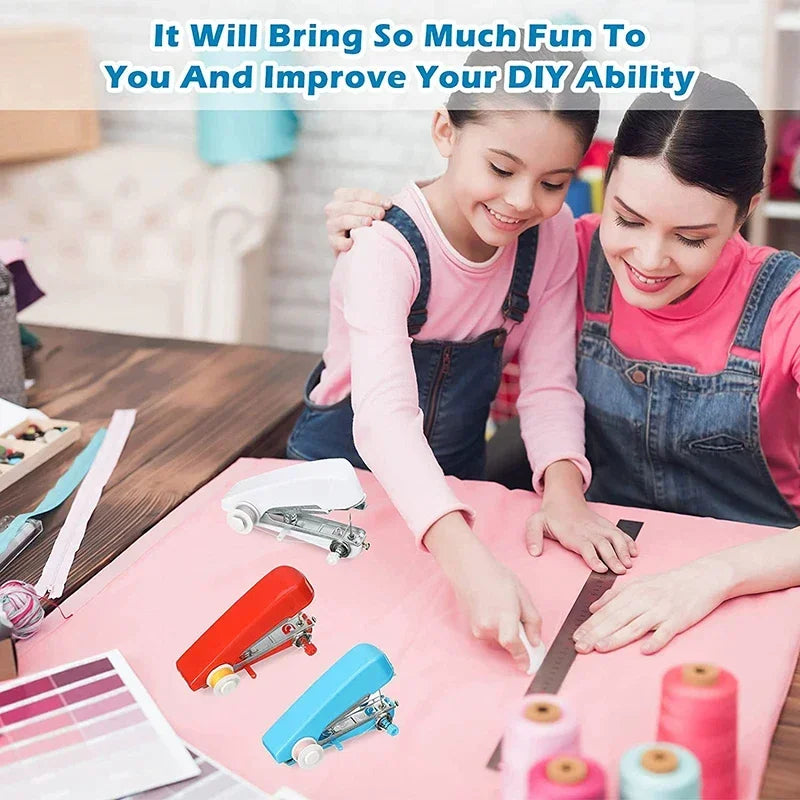 Portable Mini Handheld Sewing Machine for DIY Household Repair Projects