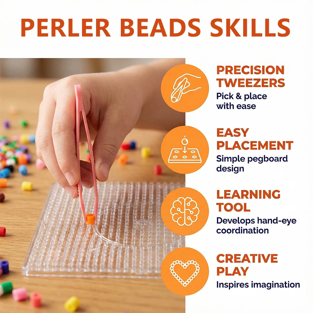 24000pcs Perler Fuse Beads Pixel Art Craft Kit DIY Puzzle