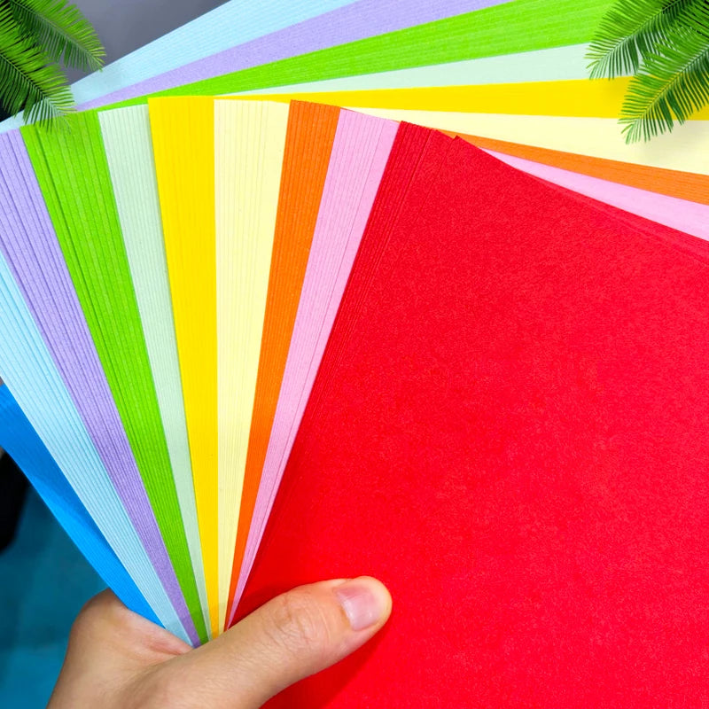 Colorful Origami Paper Set for DIY Kids Handmade Craft Projects