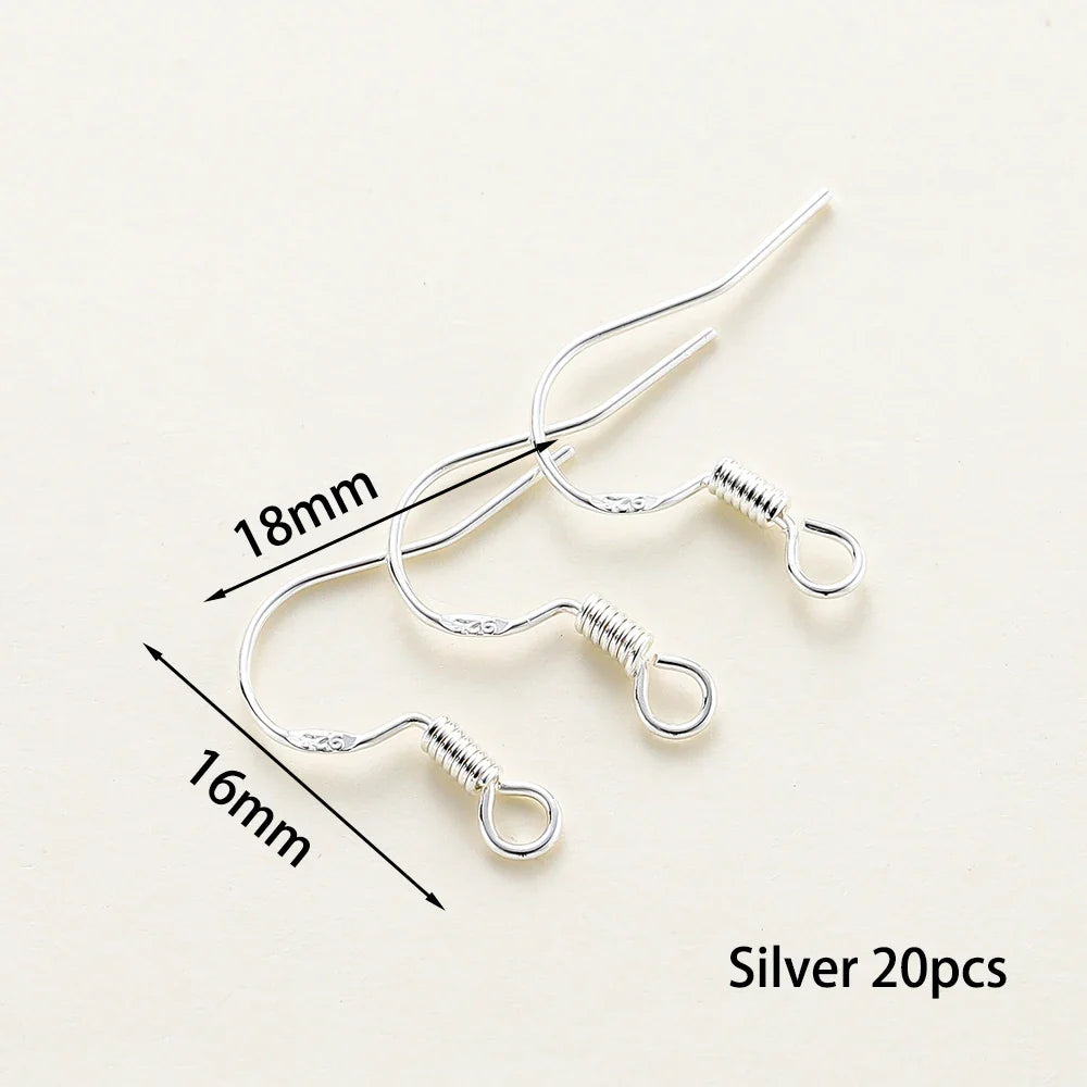 20pc Gold Plated Earring Wires & Hook Findings Set | 6 Styles | DIY Jewelry Making