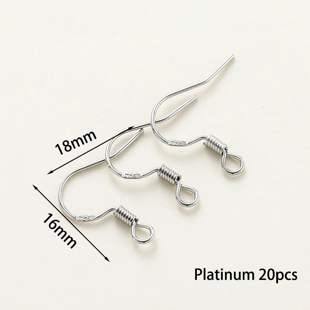 20pc Gold Plated Earring Wires & Hook Findings Set | 6 Styles | DIY Jewelry Making