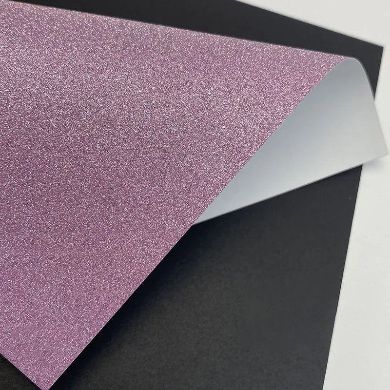 Glitter Origami Paper Set for Crafts Scrapbooking and Card Layering