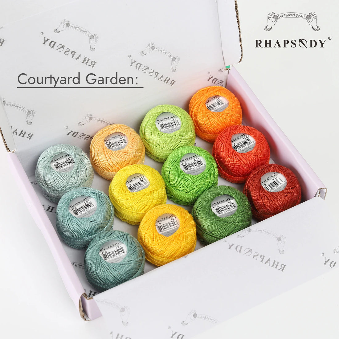 Pearl Cotton Crochet Thread for Embroidery Sewing and Needlework Crafts