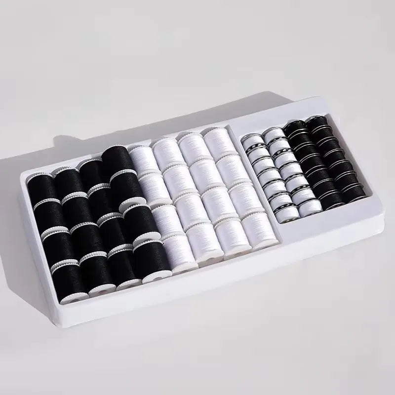 Polyester Sewing Thread Set with Bobbins for DIY Sewing Projects