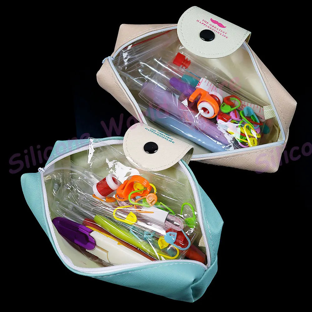 Crochet Hook Knitting Tool Set with Storage Bag and Needles