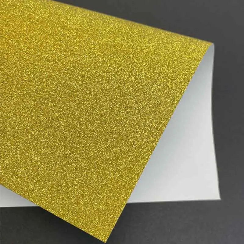 Glitter Origami Paper Set for Crafts Scrapbooking and Card Layering