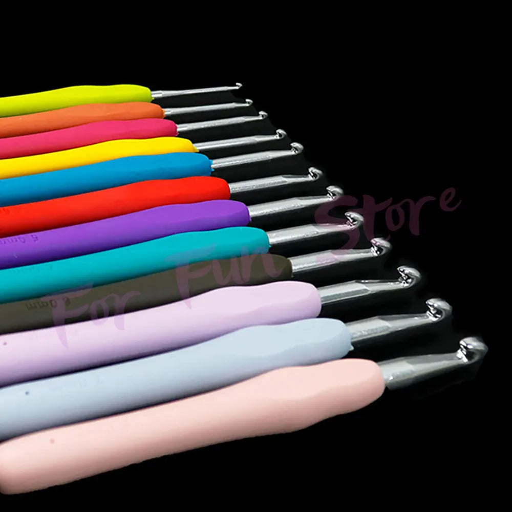 Crochet Hooks Kit with Yarn Needles and Storage Bag Set