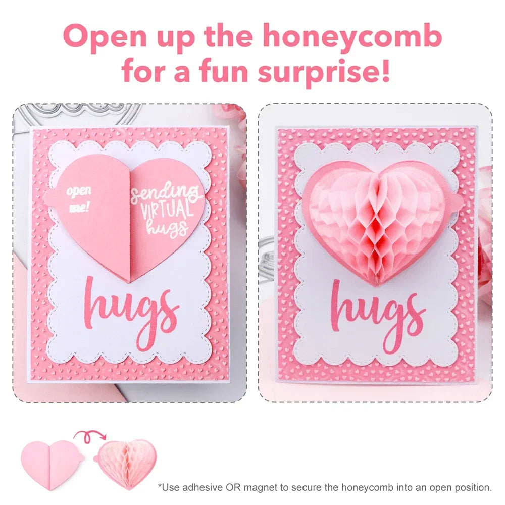 Honeycomb Paper Pads for DIY Pop-Up Cards and Craft Projects