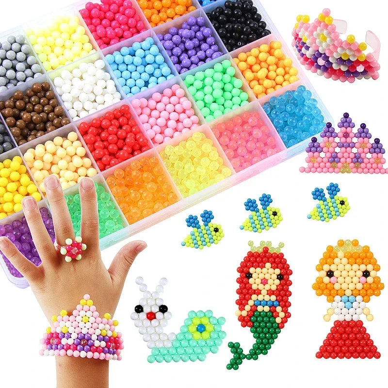 Magic Water Fuse Beads DIY Craft Set for Kids Educational Fun