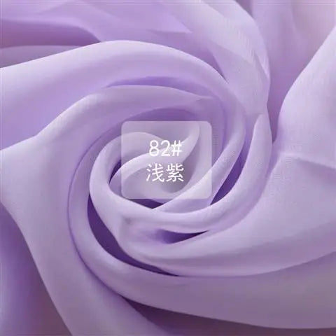Translucent Chiffon Tulle Fabric for DIY Sewing and Dress Crafts