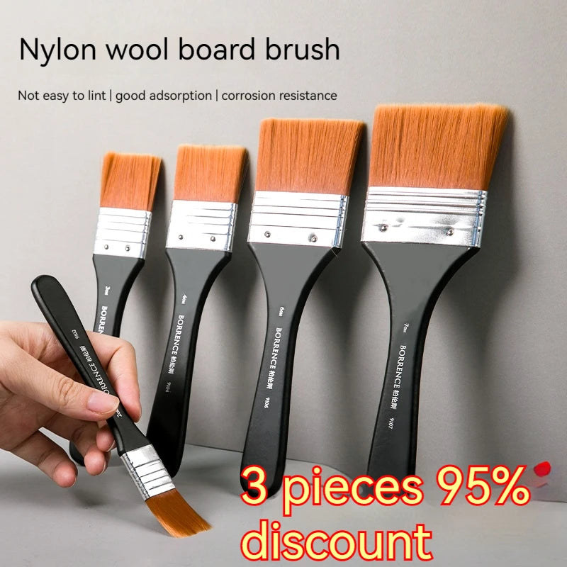Memory Nylon Paint Brush Set for Acrylic Watercolor and Oil