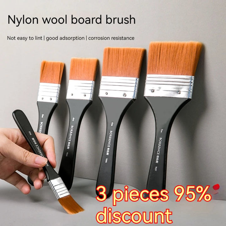 Memory Nylon Paint Brush Set for Acrylic Watercolor and Oil