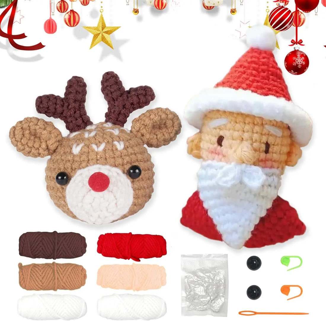 Animal Crochet Starter Kit for Beginners DIY Knitting Craft Set