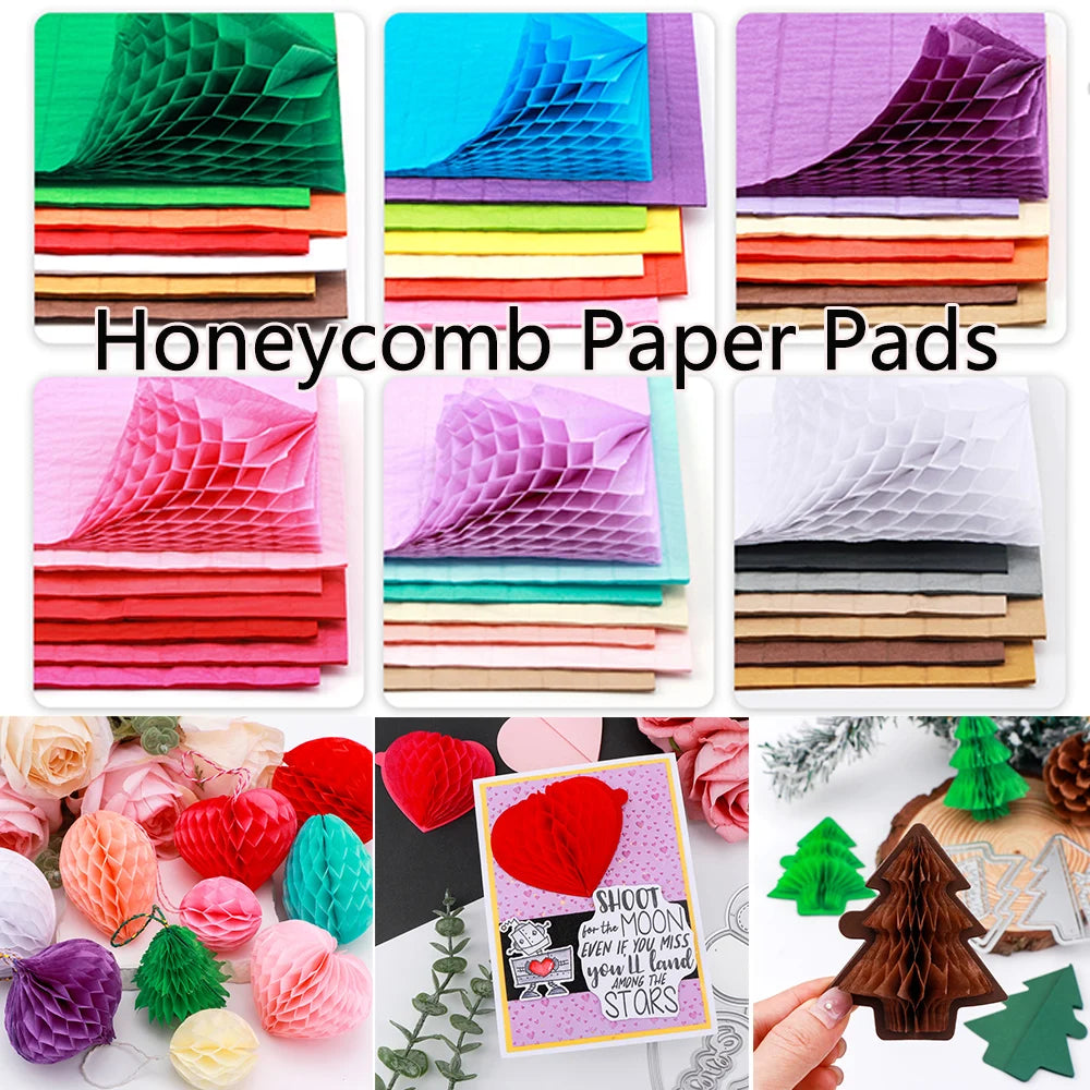 Honeycomb Paper Pads for DIY Pop-Up Cards and Craft Projects