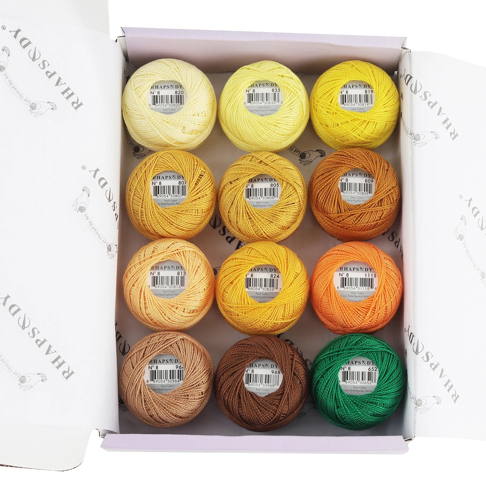 Pearl Cotton Crochet Thread for Embroidery Sewing and Needlework Crafts