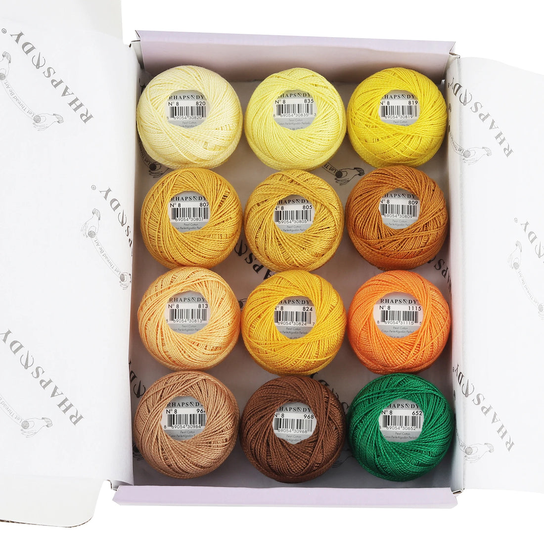 Pearl Cotton Crochet Thread for Embroidery Sewing and Needlework Crafts