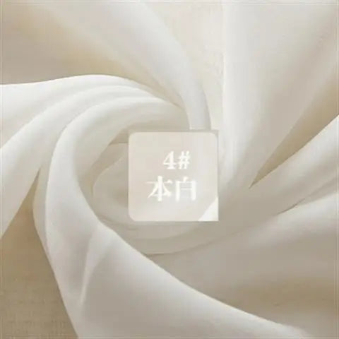 Translucent Chiffon Tulle Fabric for DIY Sewing and Dress Crafts