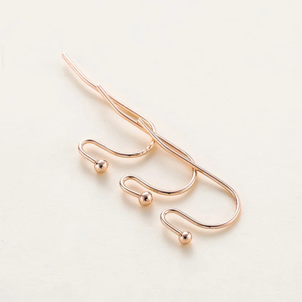 20pc Gold Plated Earring Wires & Hook Findings Set | 6 Styles | DIY Jewelry Making