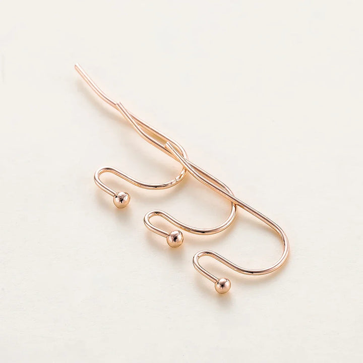 20pc Gold Plated Earring Wires & Hook Findings Set | 6 Styles | DIY Jewelry Making