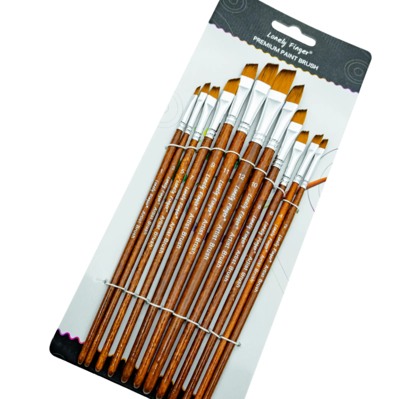 Professional Nylon Paint Brush Set for Acrylic Watercolor and Oil