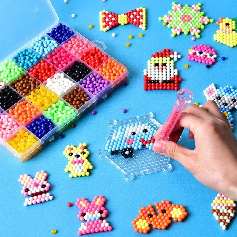 Magic Water Fuse Beads DIY Craft Set for Kids Educational Fun