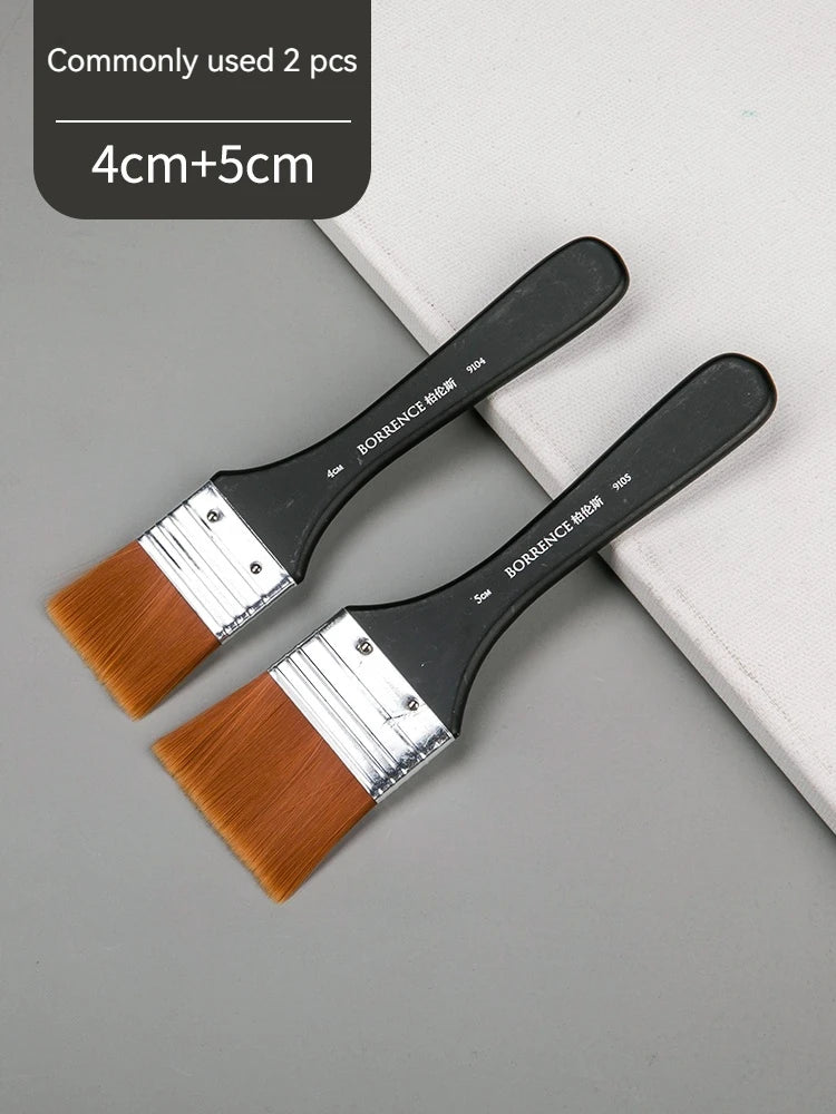 Memory Nylon Paint Brush Set for Acrylic Watercolor and Oil