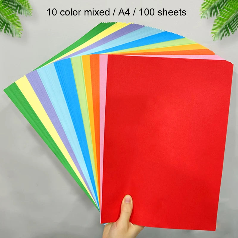 Colorful Origami Paper Set for DIY Kids Handmade Craft Projects
