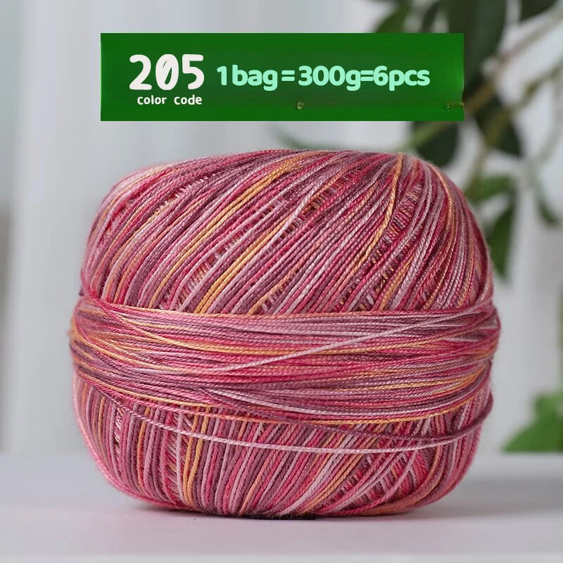 Fine Lace Crochet Yarn for Summer Knitting and DIY Crafts