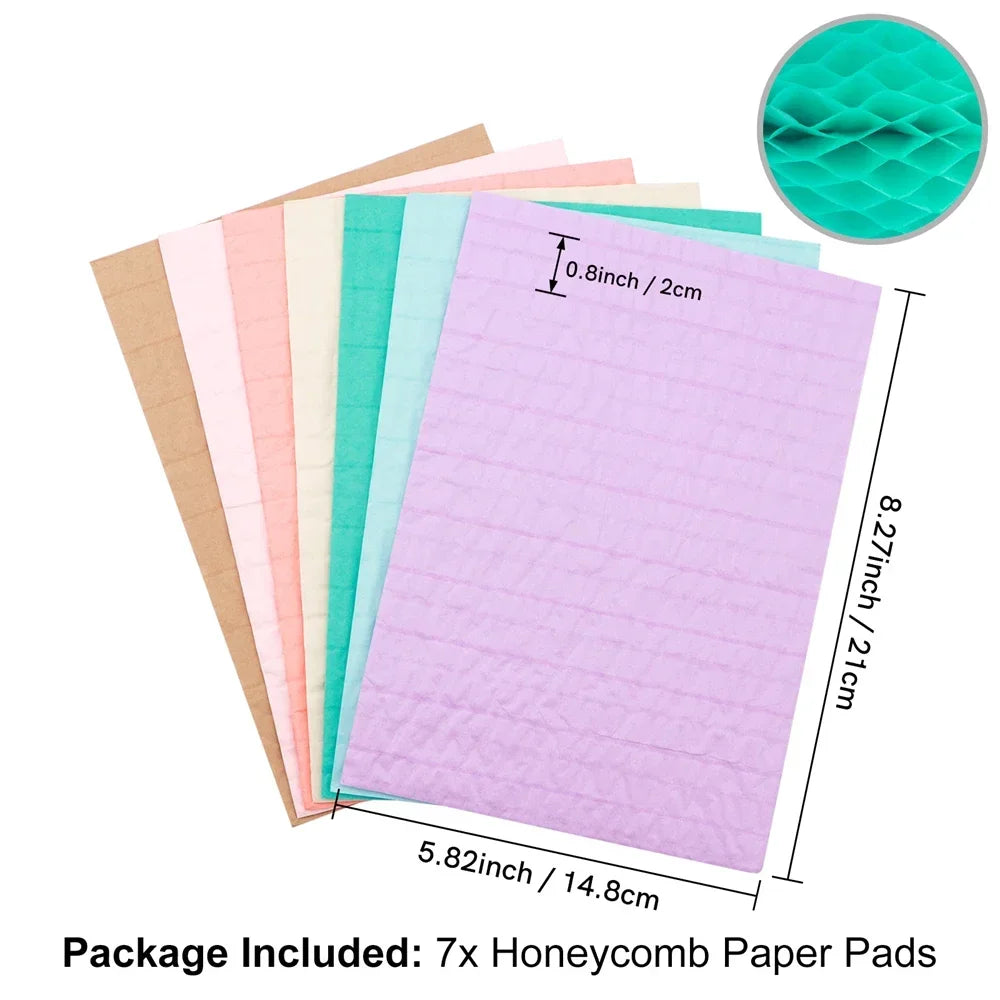 Honeycomb Paper Pads for DIY Pop-Up Cards and Craft Projects