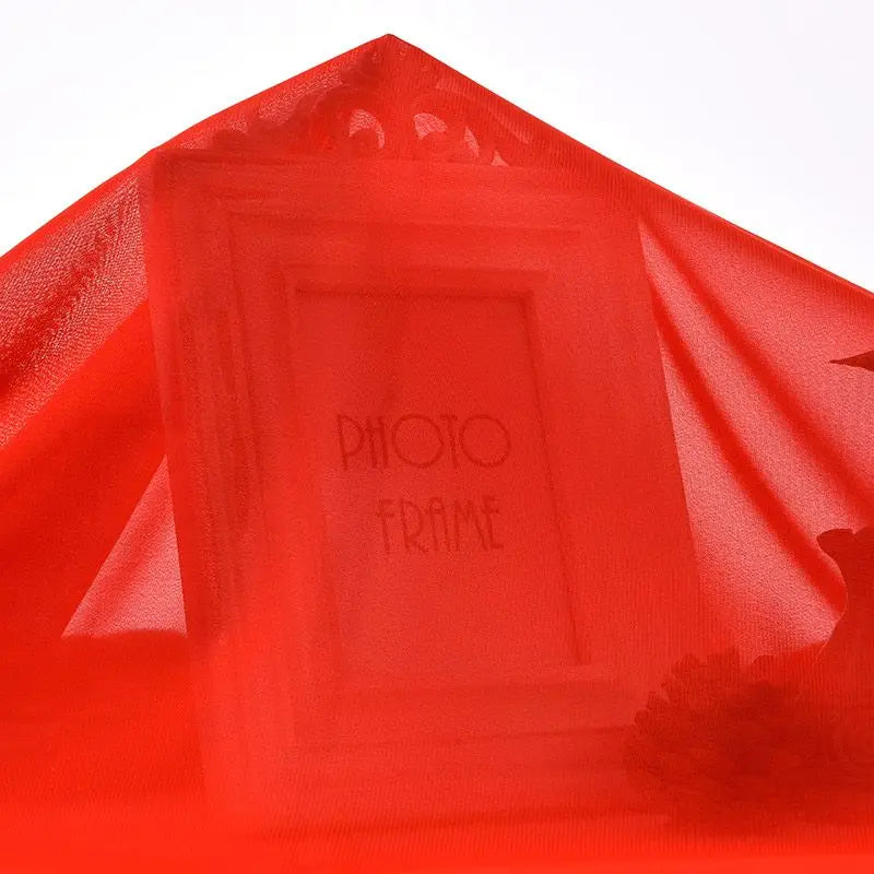 Translucent Chiffon Tulle Fabric for DIY Sewing and Dress Crafts