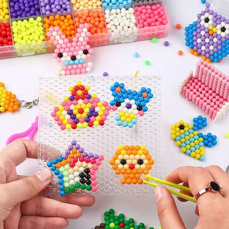 Magic Water Fuse Beads DIY Craft Set for Kids Educational Fun