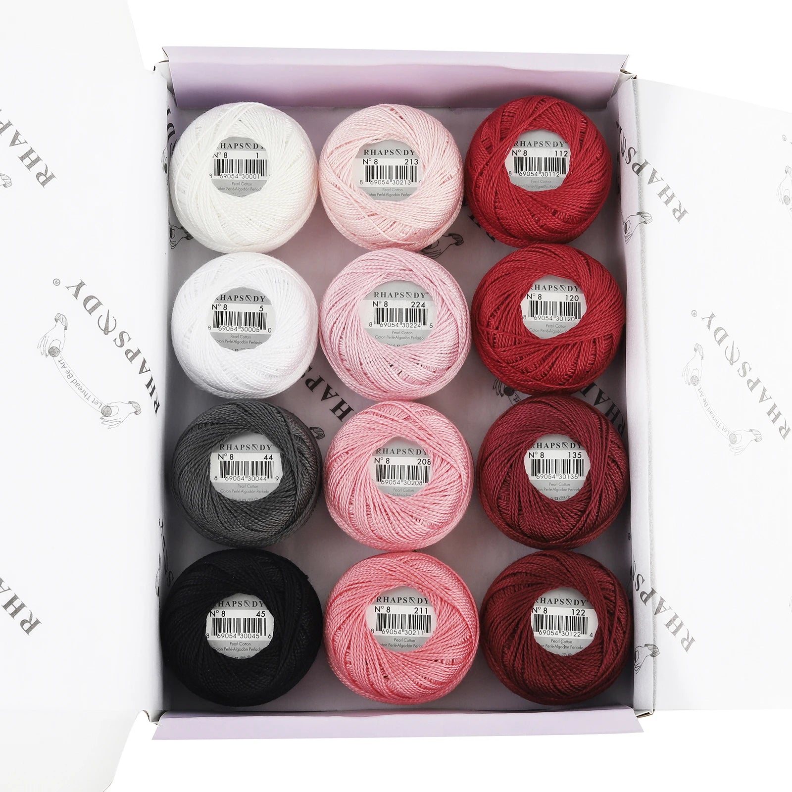Pearl Cotton Crochet Thread for Embroidery Sewing and Needlework Crafts