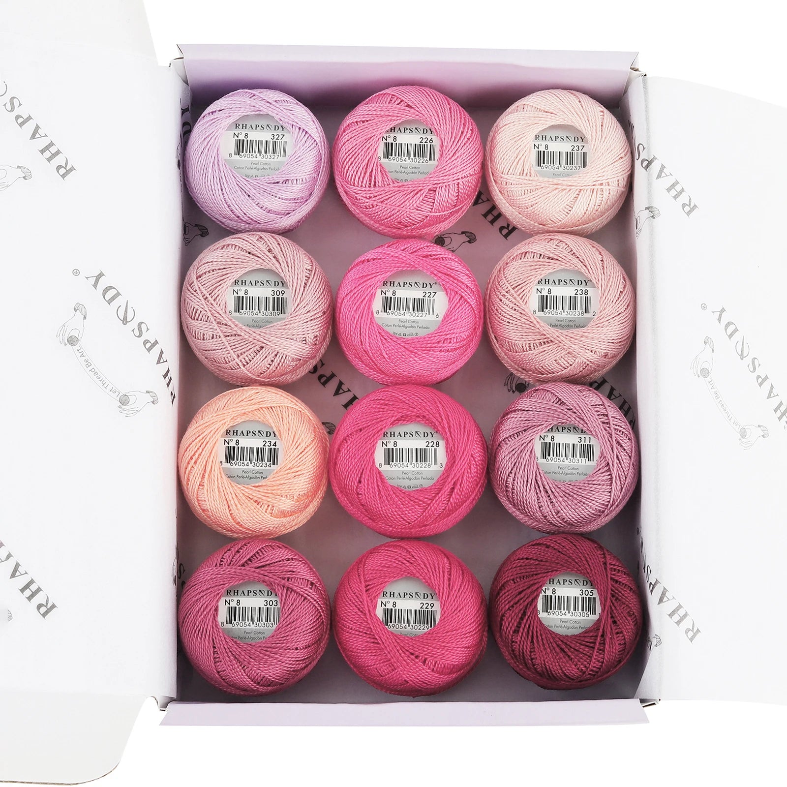 Pearl Cotton Crochet Thread for Embroidery Sewing and Needlework Crafts