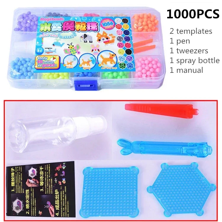 Magic Water Fuse Beads DIY Craft Set for Kids Educational Fun
