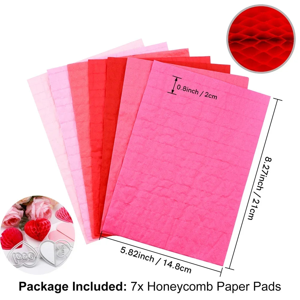 Honeycomb Paper Pads for DIY Pop-Up Cards and Craft Projects
