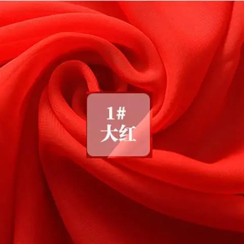 Translucent Chiffon Tulle Fabric for DIY Sewing and Dress Crafts