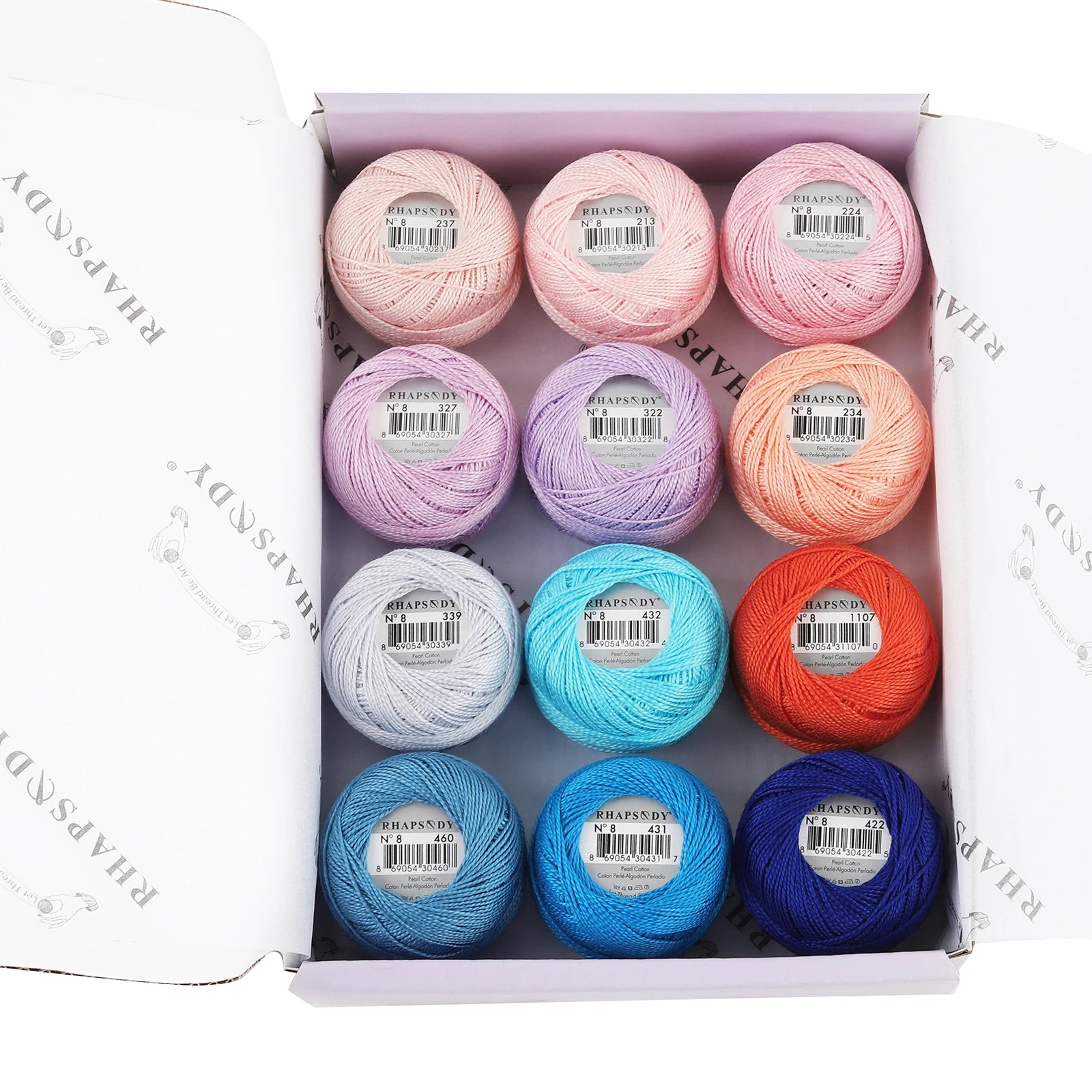 Pearl Cotton Crochet Thread for Embroidery Sewing and Needlework Crafts
