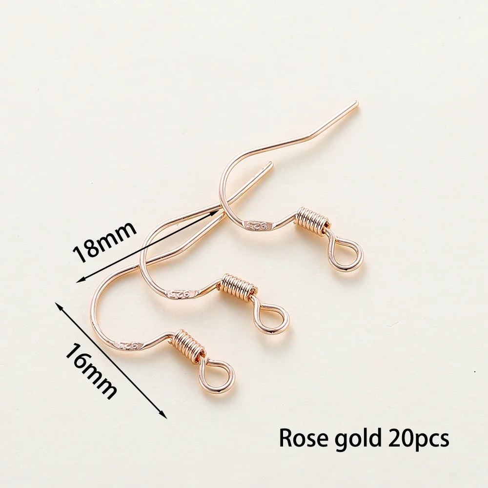 20pc Gold Plated Earring Wires & Hook Findings Set | 6 Styles | DIY Jewelry Making