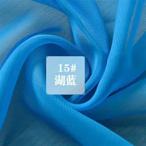 Translucent Chiffon Tulle Fabric for DIY Sewing and Dress Crafts