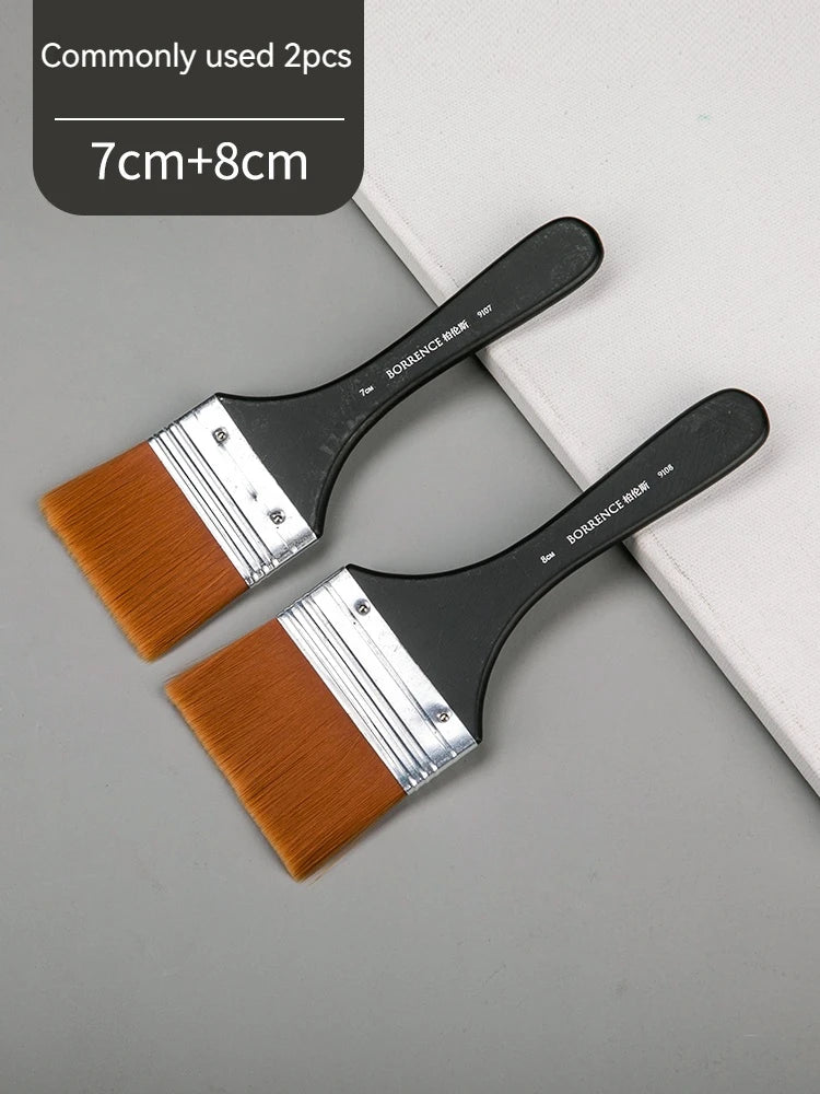 Memory Nylon Paint Brush Set for Acrylic Watercolor and Oil