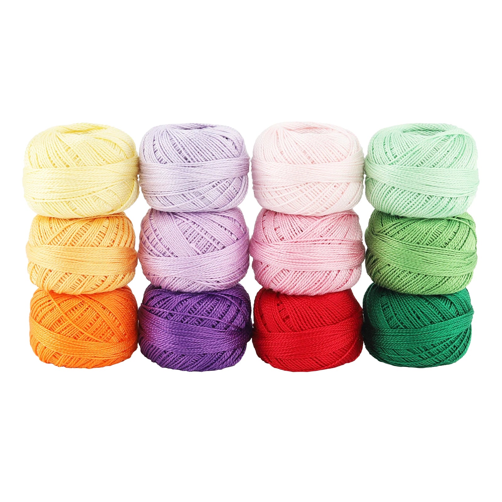 Pearl Cotton Crochet Thread for Embroidery Sewing and Needlework Crafts
