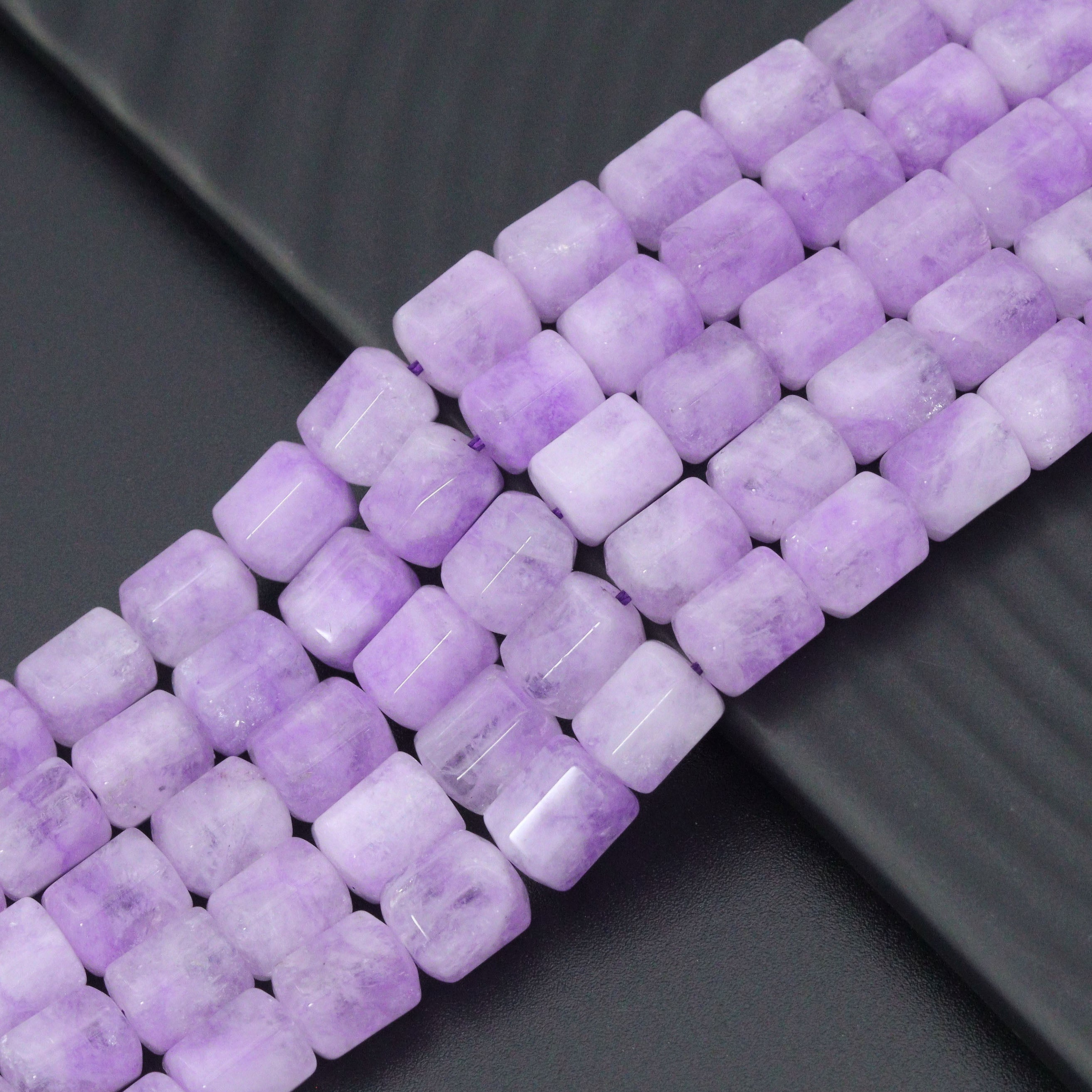Natural Box-cut Cube 8x10mm jade Beads, 16inch full strands, sku#U2363