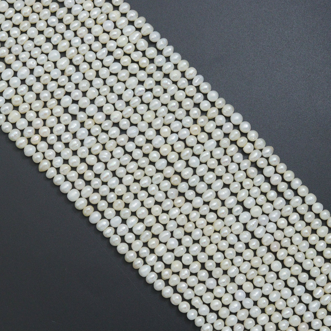 6-7mm Quality Natural Potato Freshwater Pearl Beads, Sku#U2420
