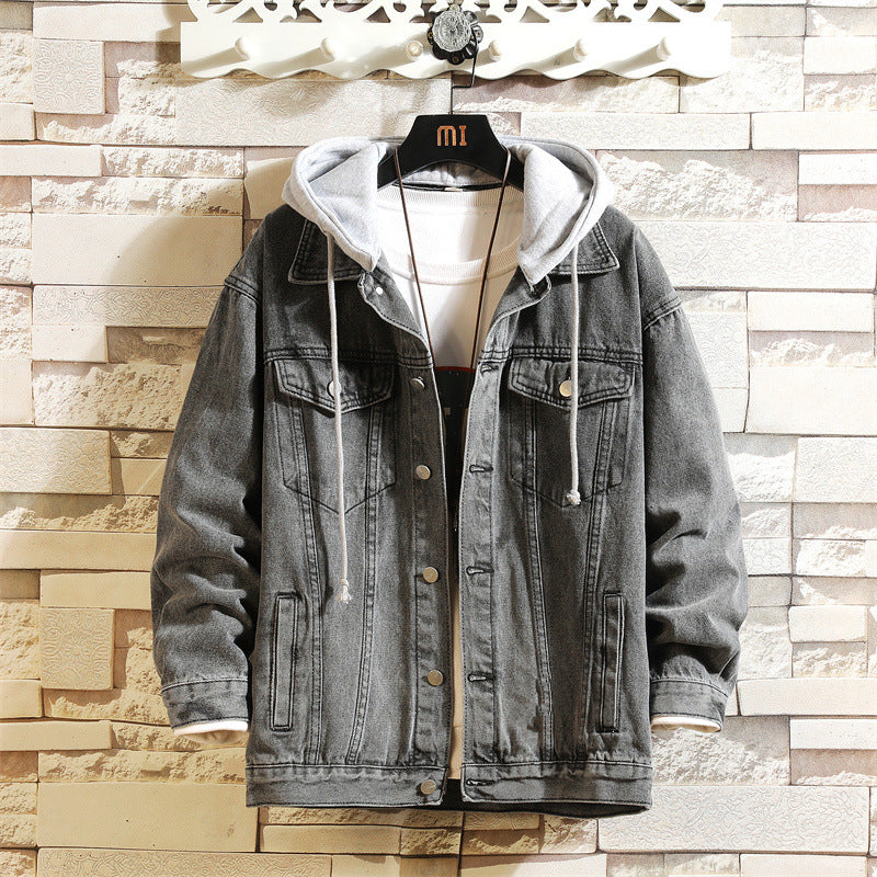 Women's OversizedWashe d Denim Jacket – Hooded Loose Korean Style