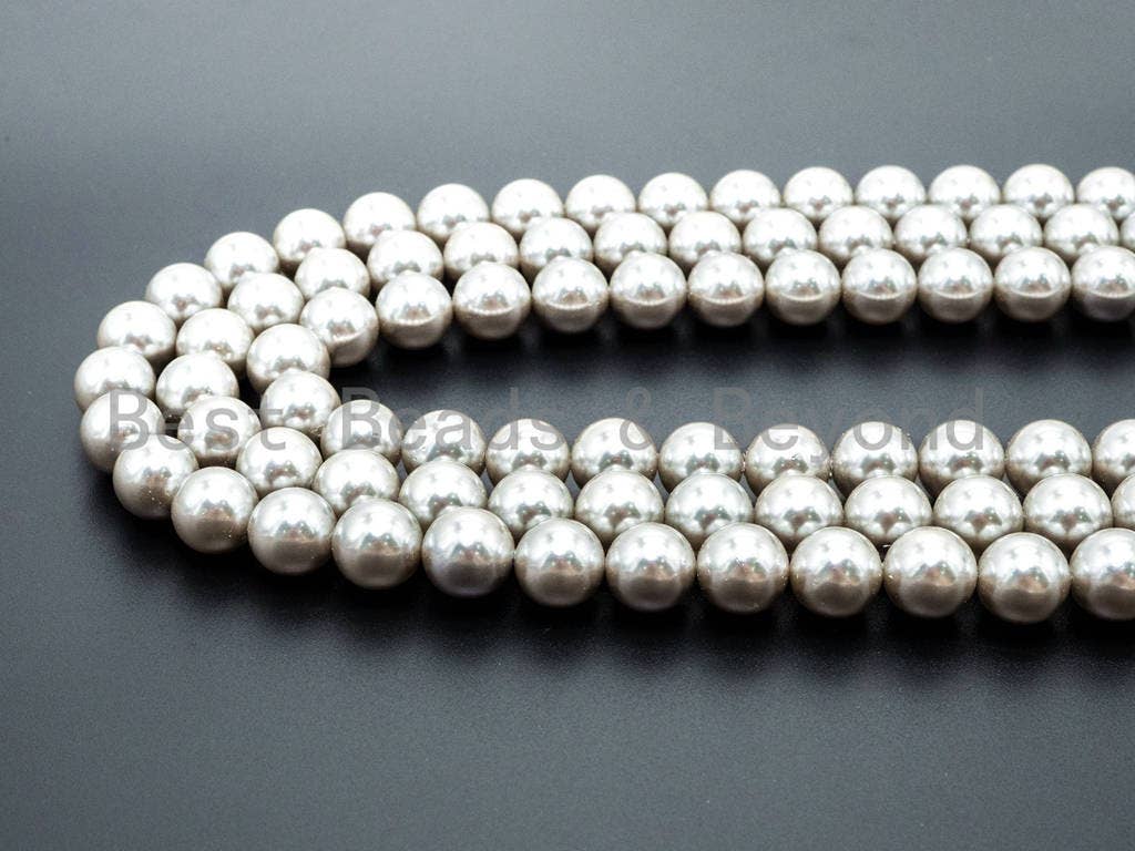Bright Silver Hematite beads, 2/3/4/6/8/10/12mm, sku#S45