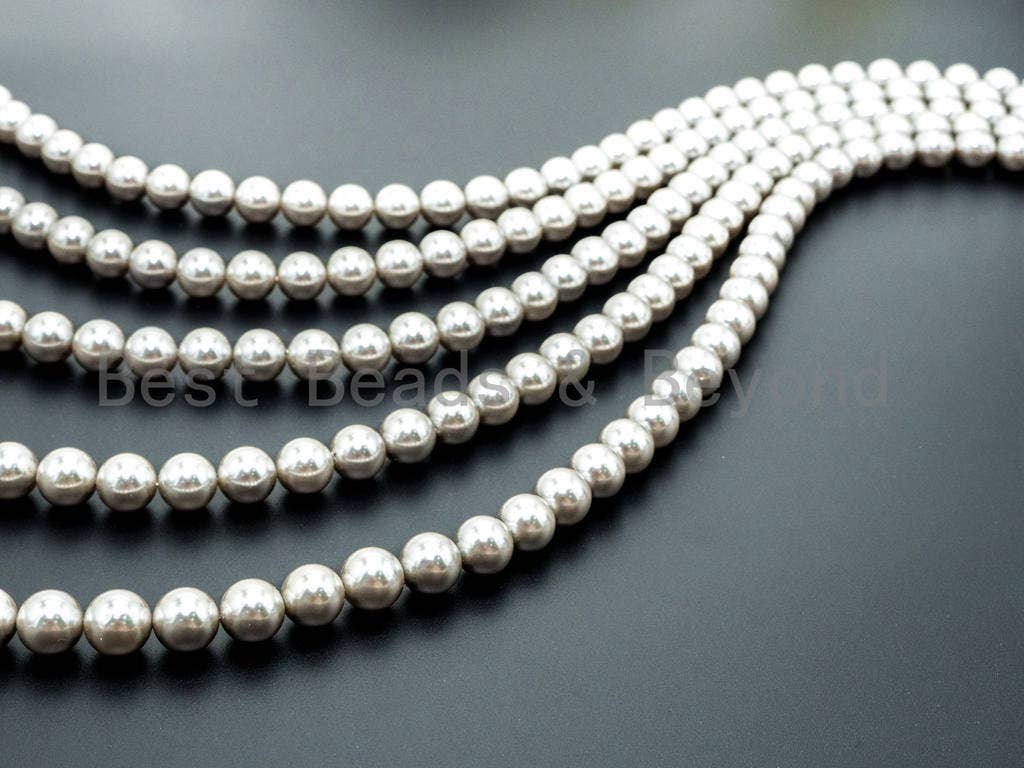Bright Silver Hematite beads, 2/3/4/6/8/10/12mm, sku#S45