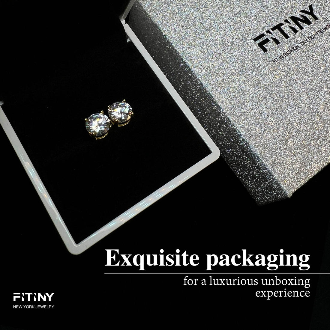 S925 Magnetic Moissanite / CZ Stud Earrings for Men Women, Inlaid Magnetic Earrings Non-Piercing Clip On Stud Earring
