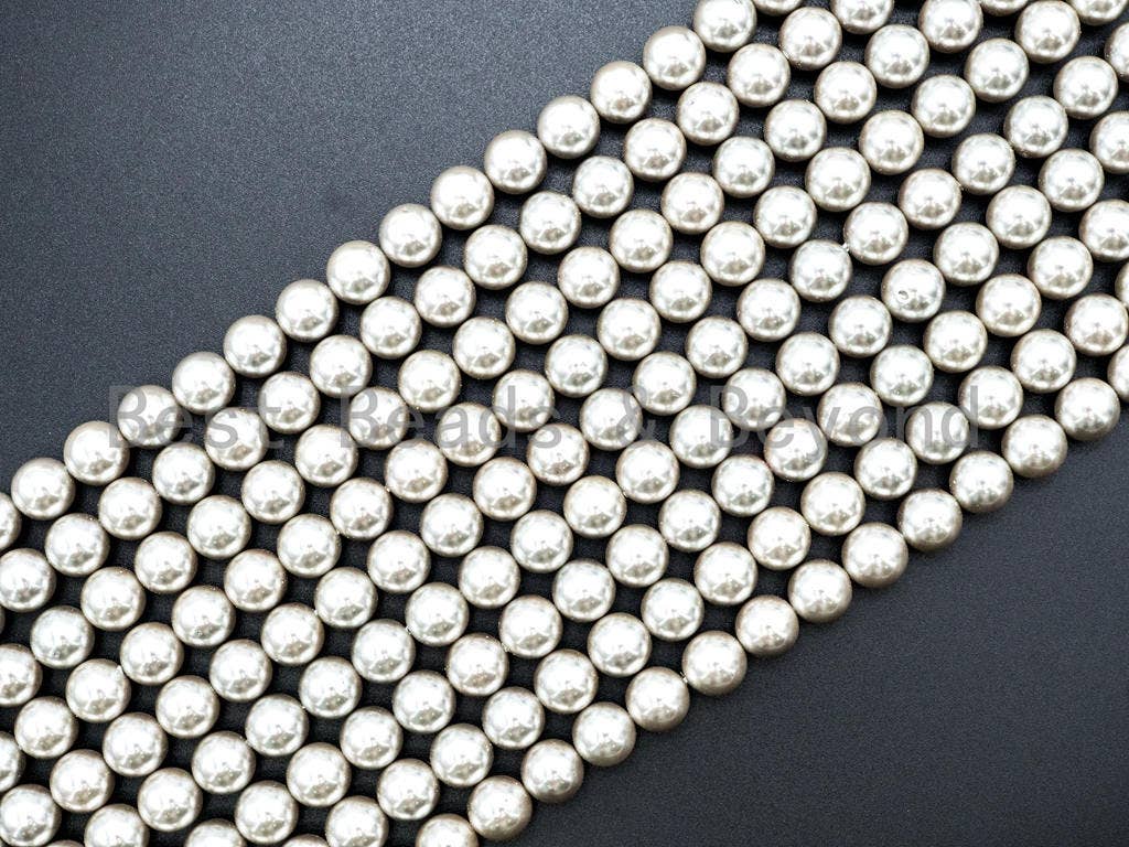 Bright Silver Hematite beads, 2/3/4/6/8/10/12mm, sku#S45